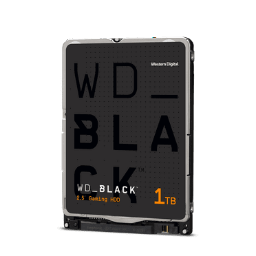 Western Digital 1TB WD_BLACK Performance Mobile SATA, 2.5" Internal Gaming Hard Drive HDD, 7200 RPM, 64MB Cache - WD10SPSX