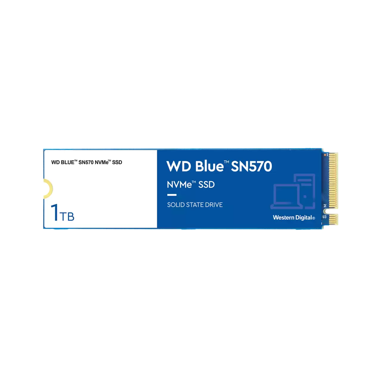 WD Blue 1TB SN570 NVMe SSD - WDBB9E0010BNC-WRSN