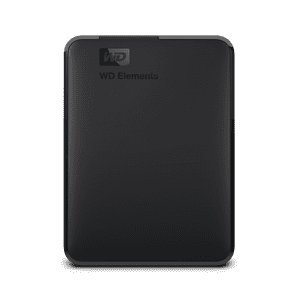 WD 1TB Elements Portable External Hard Drive for Windows, USB 3.2 Gen 1/USB 3.0 for PC & Mac, Plug and Play Ready - WDBUZG0010BBK-WESN