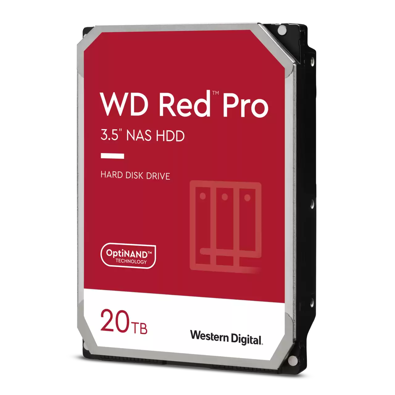 Western Digital 20TB WD Red Pro NAS Internal Hard Drive, 512MB Cache - WD201KFGX - image 1 of 3