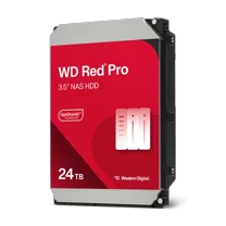 Western Digital 24TB WD Red Pro NAS SATA HDD, 3.5" Internal Hard Drive HDD, 7200 RPM, 512MB Cache, CMR - WD241KFGX