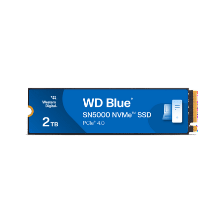 Western Digital 2TB WD Blue SN5000 NVMe SSD, Internal Solid State Drive - WDS200T4B0E-00CNZ0