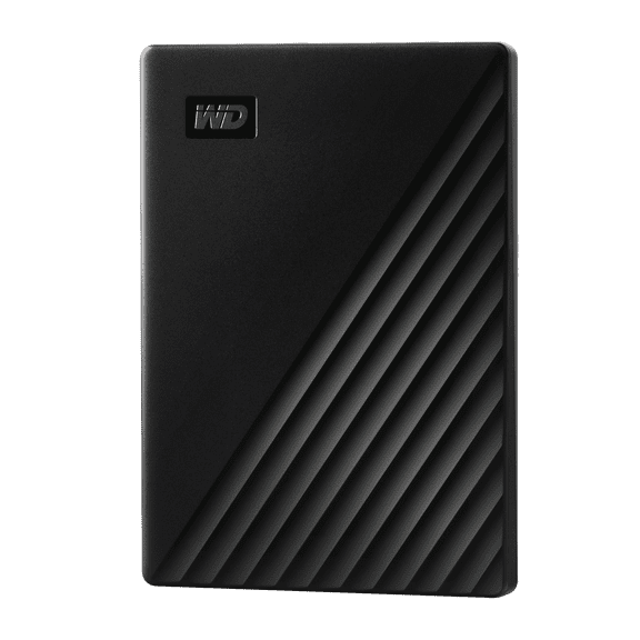 Western Digital 2TB WD My Passport, Portable External Hard Drive HDD, Black - WDBYVG0020BBK-WESN