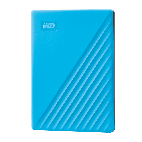 Western Digital 2TB WD My Passport, Portable External Hard Drive HDD, Blue - WDBYVG0020BBL-WESN