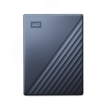 Western Digital 2TB WD My Passport Ultra, USB-C and USB 3.2 Gen 1, Portable External Hard Drive HDD, Blue - WDBC3C0020BBL-WESN