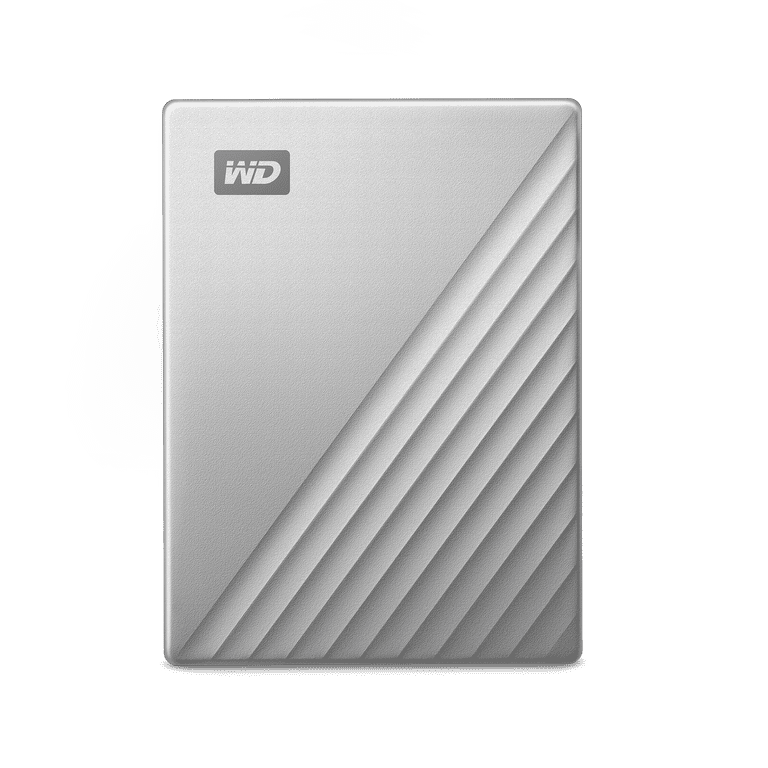 WD 2TB My Passport Ultra, USB-C Portable Hard Drive for Mac