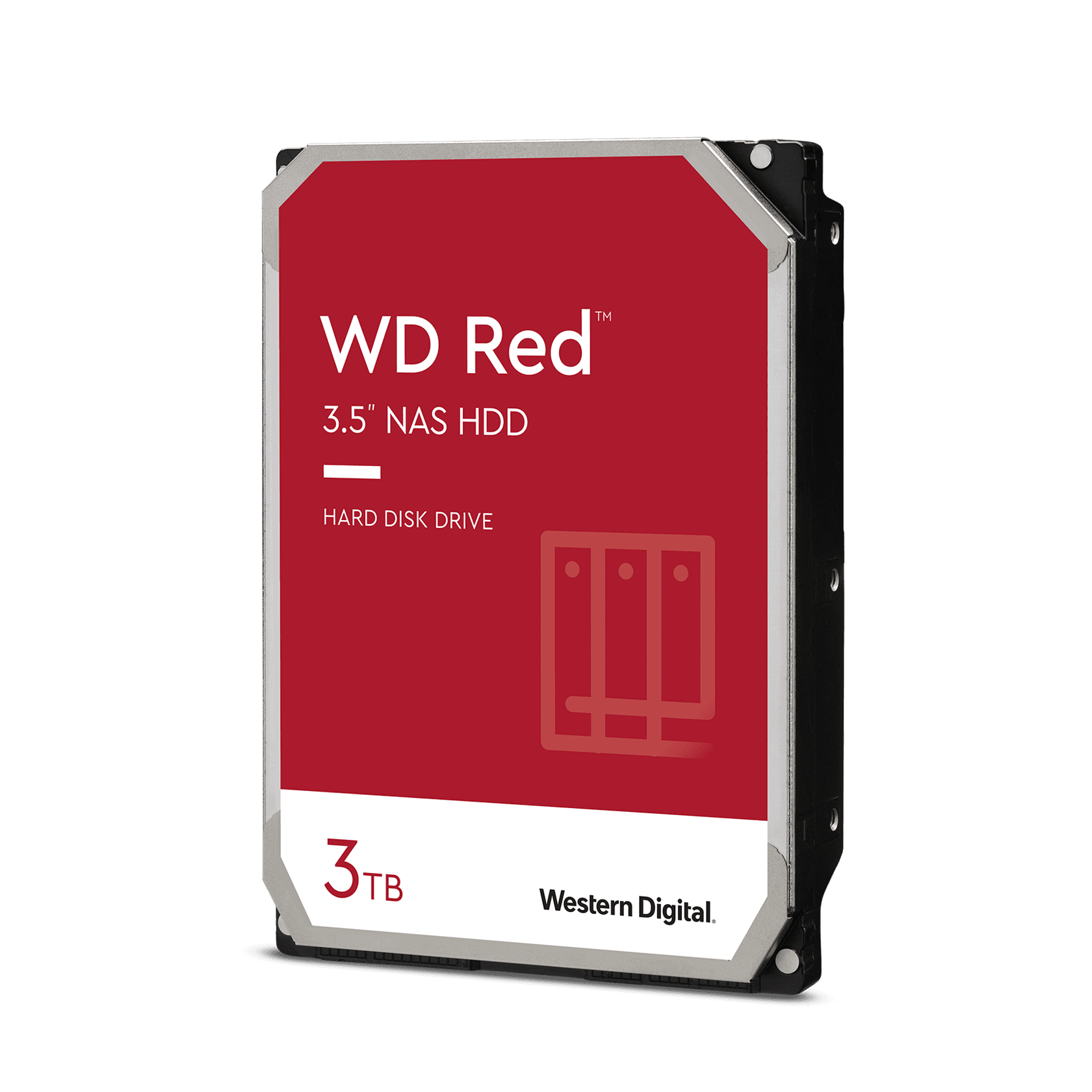 Western Digital 3TB WD Red NAS HDD, Internal 3.5'' Hard Drive
