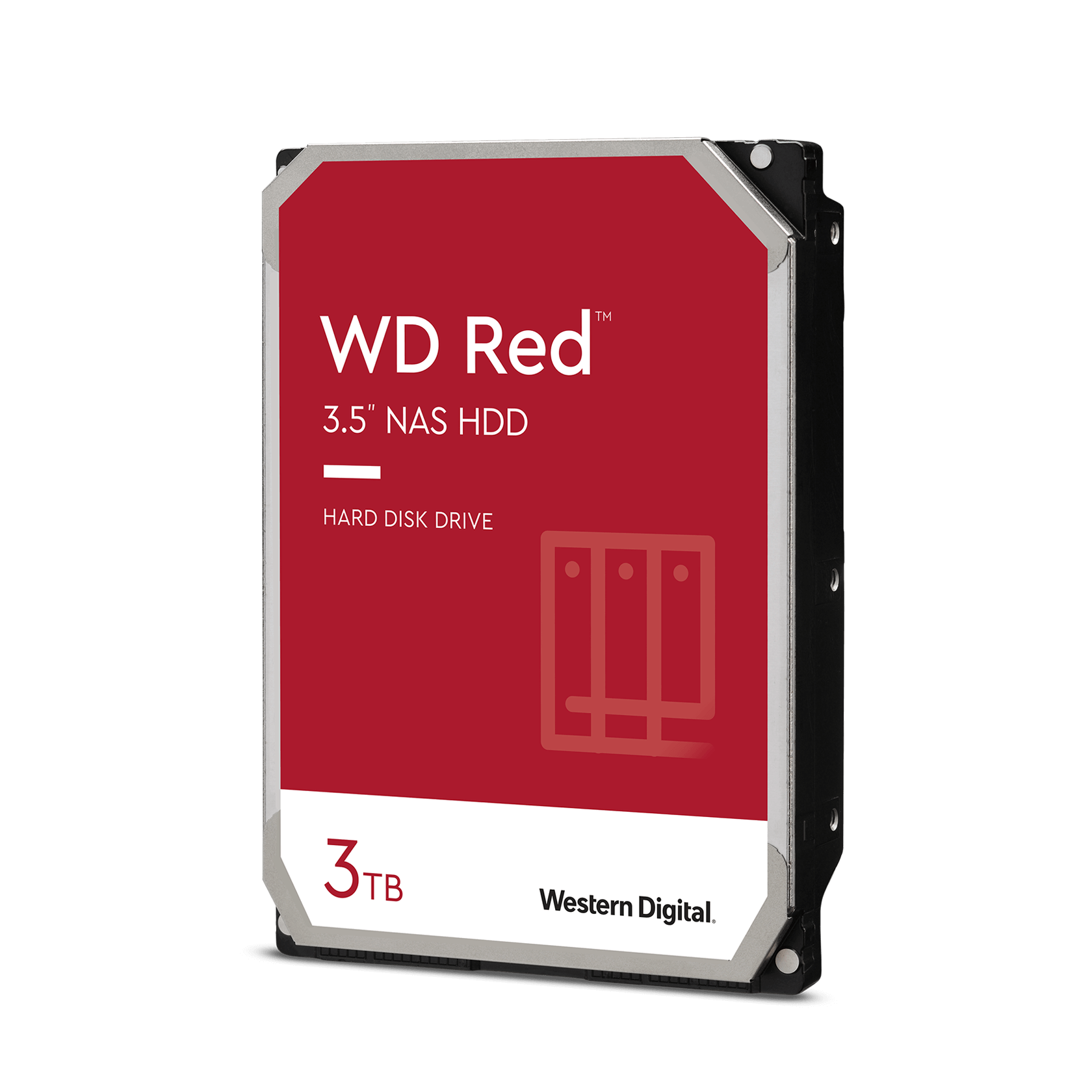 Western Digital 3TB WD Red NAS HDD, Internal 3.5'' Hard Drive, 256MB Cache - WD30EFAX - image 1 of 5
