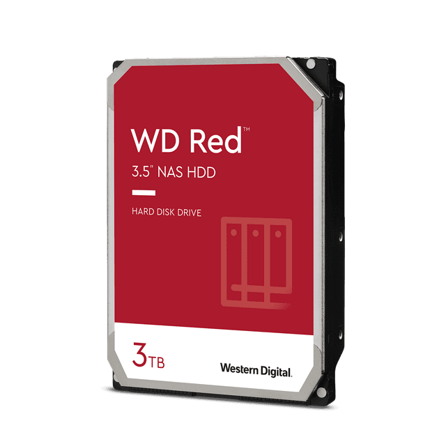 Western Digital 3TB WD Red NAS HDD, Internal 3.5'' Hard Drive, 256MB Cache - WD30EFAX