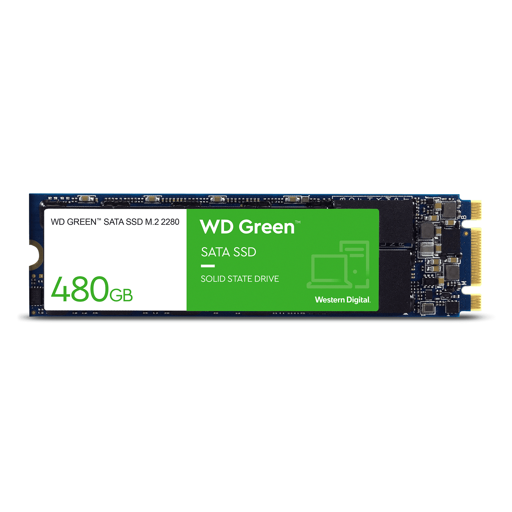 Western Digital 480GB WD Green SATA SSD, Internal M.2 2280 Solid