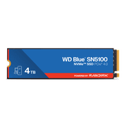 Western Digital 4TB WD Blue SN5100 NVMe SSD, Internal, PCIe Gen 4 NVMe M.2 - WDS400T5B0E-00CPE0