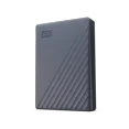 thumbnail image 1 of Western Digital 4TB WD My Passport, Works with USB-C, Portable External Hard Drive HDD, Silicon Grey - WDBRMD0040BGY-WESN, 1 of 5