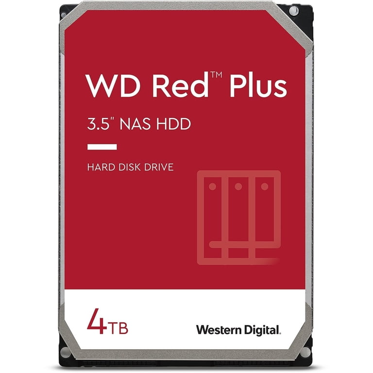 Free Shipping! Western Digital 4TB WD Red Plus NAS HDD, Internal 