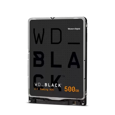 Western Digital 500GB WD_BLACK Performance Mobile SATA, 2.5" Internal Gaming Hard Drive HDD, 7200 RPM, 64MB Cache - WD5000LPSX