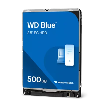 Western Digital 500GB WD Blue PC Mobile Hard Drive, 2.5" Internal Hard Drive HDD, 5400 RPM, 128MB Cache - WD5000LPZX