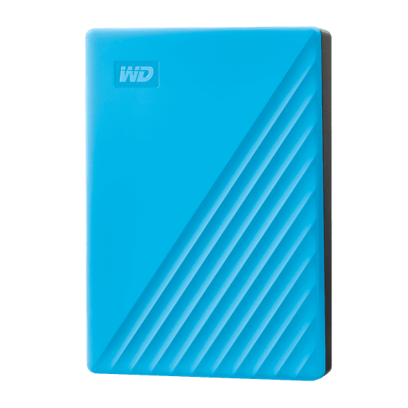 Western Digital 5TB WD My Passport, Portable External Hard Drive HDD, Blue - WDBPKJ0050BBL-WESN
