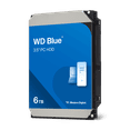 thumbnail image 1 of Western Digital 6TB WD Blue PC Desktop SATA HDD, 3.5" Internal Hard Drive HDD, 5400 RPM, 256MB Cache, SMR - WD60EZAZ, 1 of 4