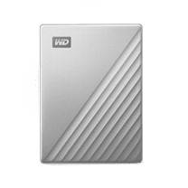 Western Digital 6TB WD My Passport Ultra for Mac USB-C and USB 3.2 Gen 1, Portable External Hard Drive HDD, Silver - WDBGKC0060BSL-WESN