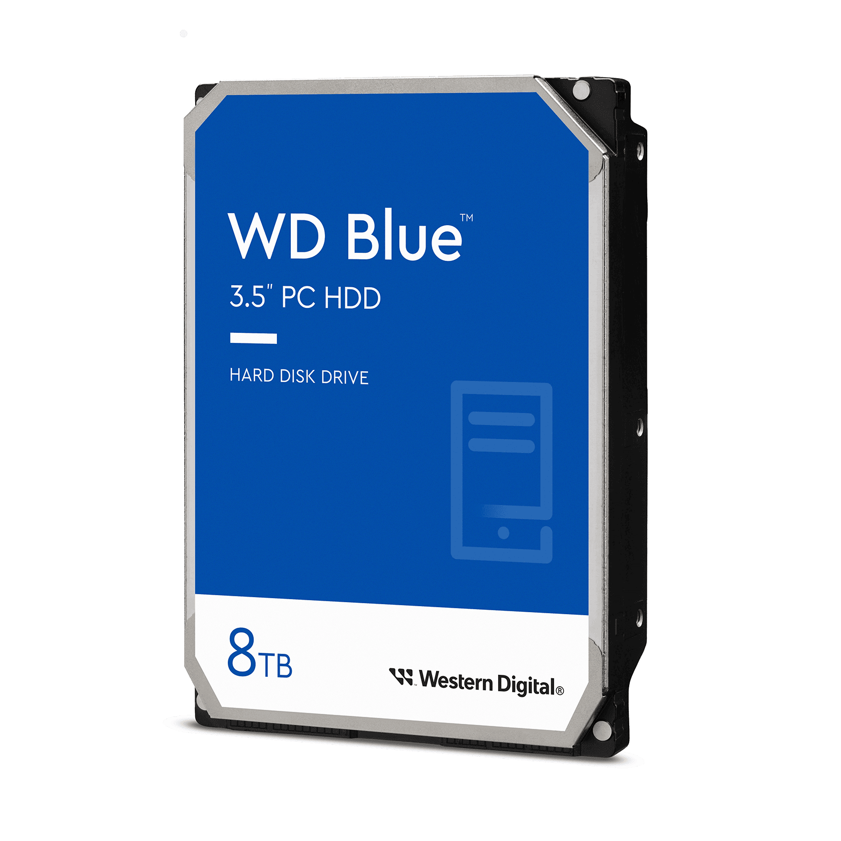 Western Digital 8TB WD Blue PC Desktop Hard Drive, 3.5'' Internal CMR Hard  Drive, 5640 RPM, 128MB Cache - WD80EAZZ