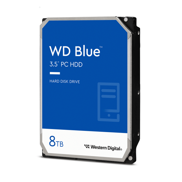 Western Digital 8TB WD Blue PC Desktop Hard Drive, 3.5'' Internal CMR