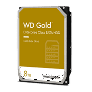 Western Digital 8TB WD Gold Enterprise Class SATA HDD, Internal Hard Drive, 7200 RPM, 256MB Cache - WD8004FRYZ