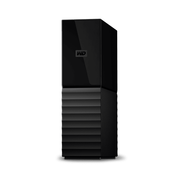 Western Digital 8TB WD My Book, USB 3.2 Gen 1, External Hard Drive HDD - WDBBGB0080HBK-NESN