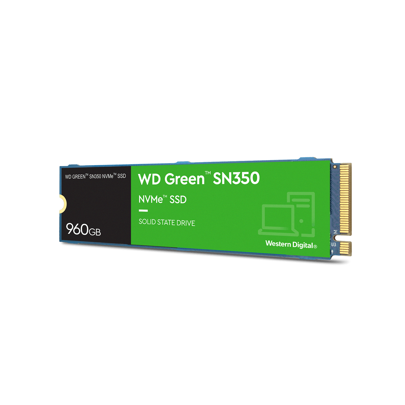 Western Digital WDS960G2G0C 960 GB Solid State Drive, M.2 2280 Internal, PCI Express with Software