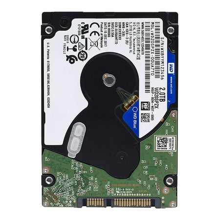 WD - Blue 2TB Internal SATA Hard Drive for Laptops