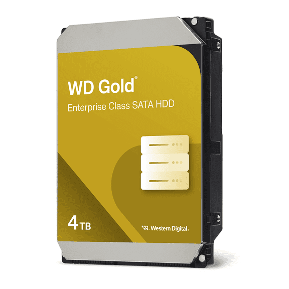 Western Digital Gold 4TB 7200RPM 128MB Cache SATA 3.5" Server Hard Drive WD4002FYYZ