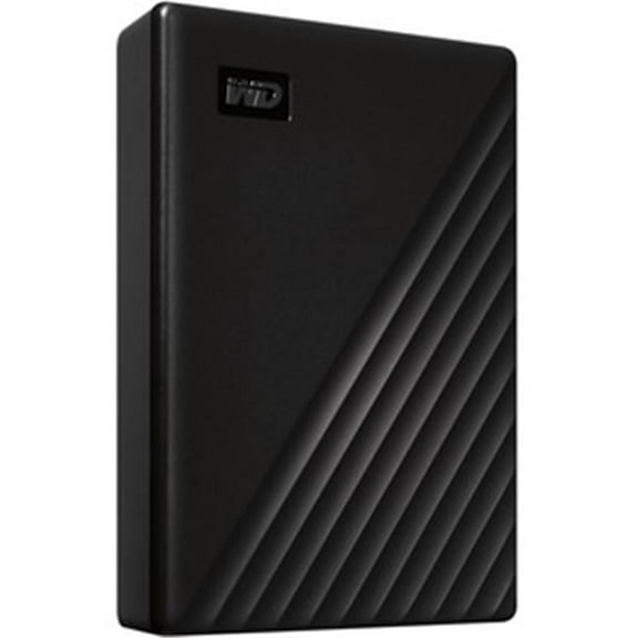 Western Digital My Passport 4 TB Portable Hard Drive - External - Black