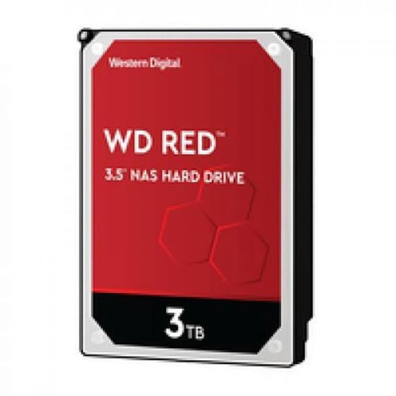 Western Digital NAS 3TB SATA 256M Cache 3.5 WD Box, Red & Brown