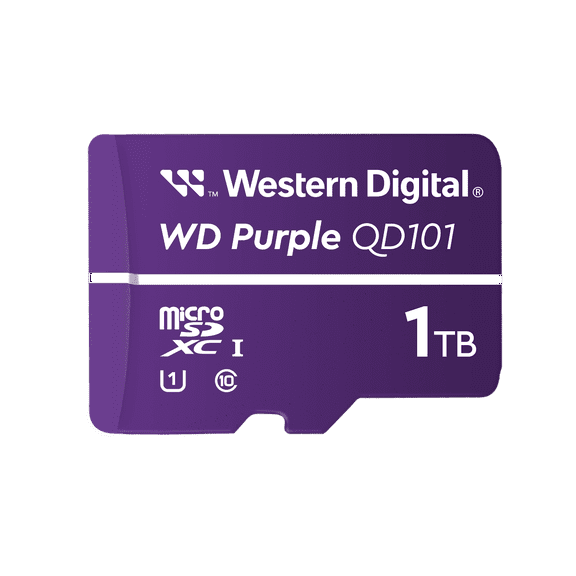 Western Digital 1TB WD Purple SC Ultra Endurance microSD Card, microSDXC Memory Card - WDD100T1P0C-85AEL0
