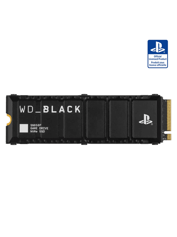 WD_BLACK 1TB SN850P NVMe SSD for PS5 Consoles, Internal M.2 2280 Solid State Drive - WDBBYV0010BNC-WRSN