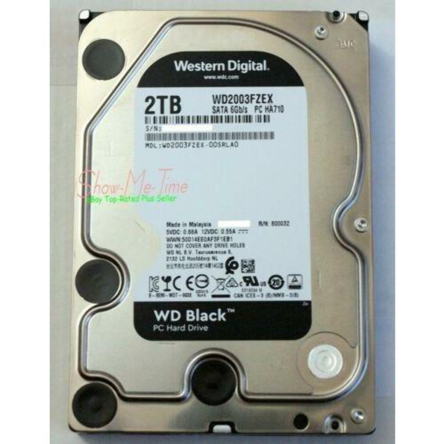【使用時間0時間】WD Black 2TB HDD WD2003FZEX 使用時間0時間】WD Black 2TB HDD WD2003FZEX 2TB WD_BLACK 3.5