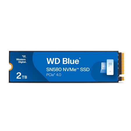 WD Blue 2TB SN580 NVMe SSD, Internal SSD - WDS200T3B0E-00CHF0