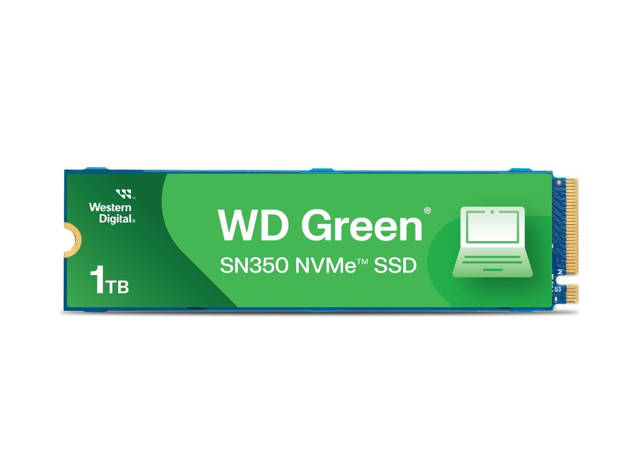 Western Digital 1TB WD Green SN350 NVMe SSD, QLC Internal M.2 2280