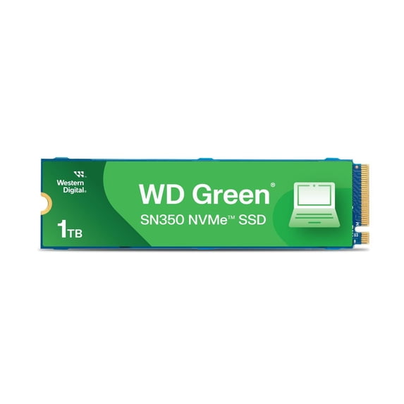Western Digital WD Green SN350 NVMe M.2 2280 1TB PCI-Express 3.0 x4 Internal Solid State Drive (SSD) WDS100T3G0C