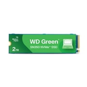 Western Digital 2TB WD Green SN350 NVMe SSD, QLC Internal M.2 2280 Solid State Drive - WDS200T3G0C-00AZL0