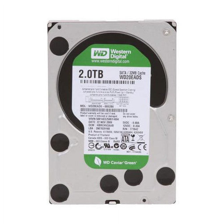 Western Digital WD20EADS（3.5インチ HDD 2TB） Western Digital WD20EADS 2TB 5.4K SATA 3Gb/s 3.5in Hard