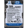thumbnail image 1 of Western Digital WD7500BPVT-00HXZT1 750GB DCM: HHCVJHBB, 1 of 1
