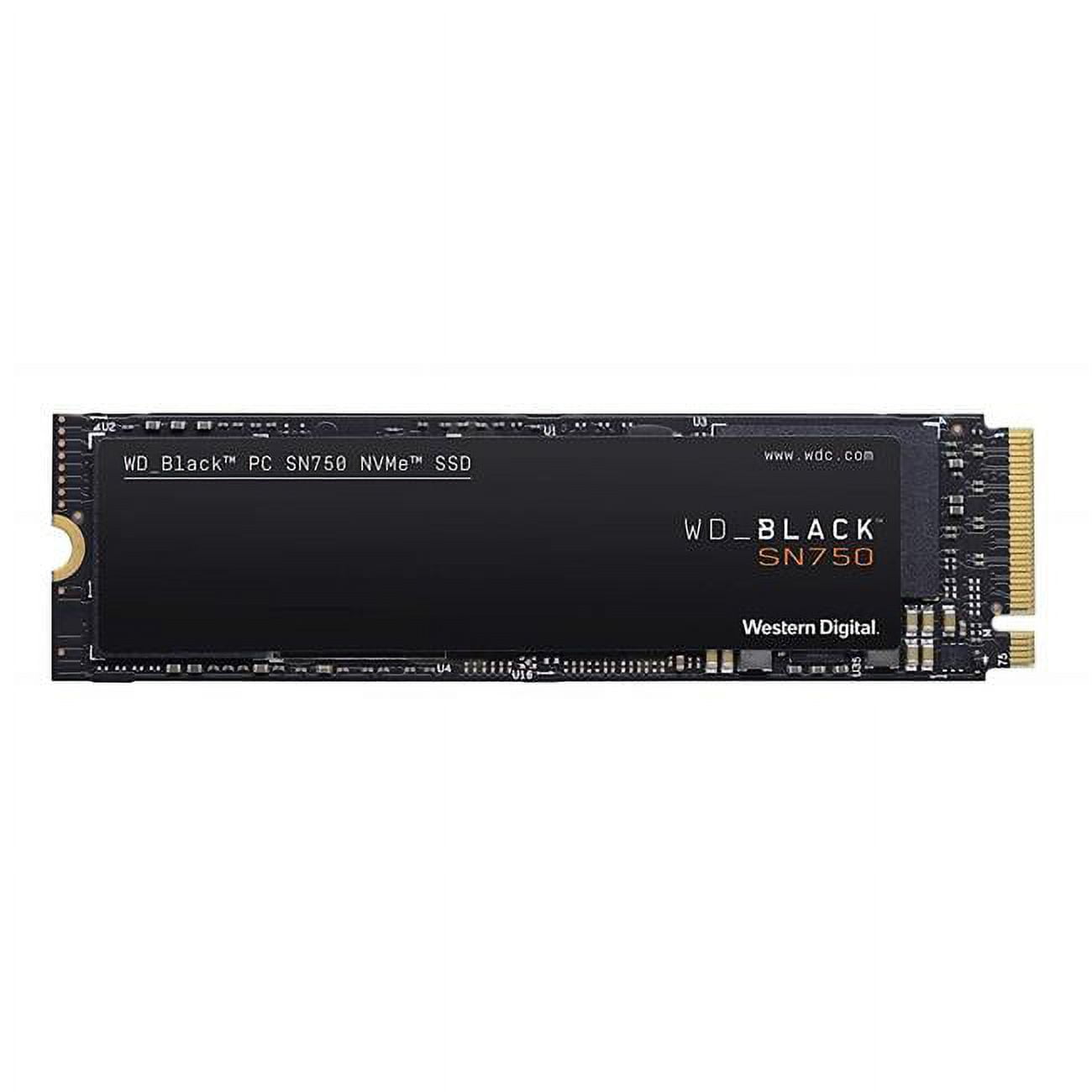 WD Black SN750 WDS500G3X0C 500 GB Solid State Drive - M.2 2280 Internal - PCI Express (PCI Express 3.0 x4)