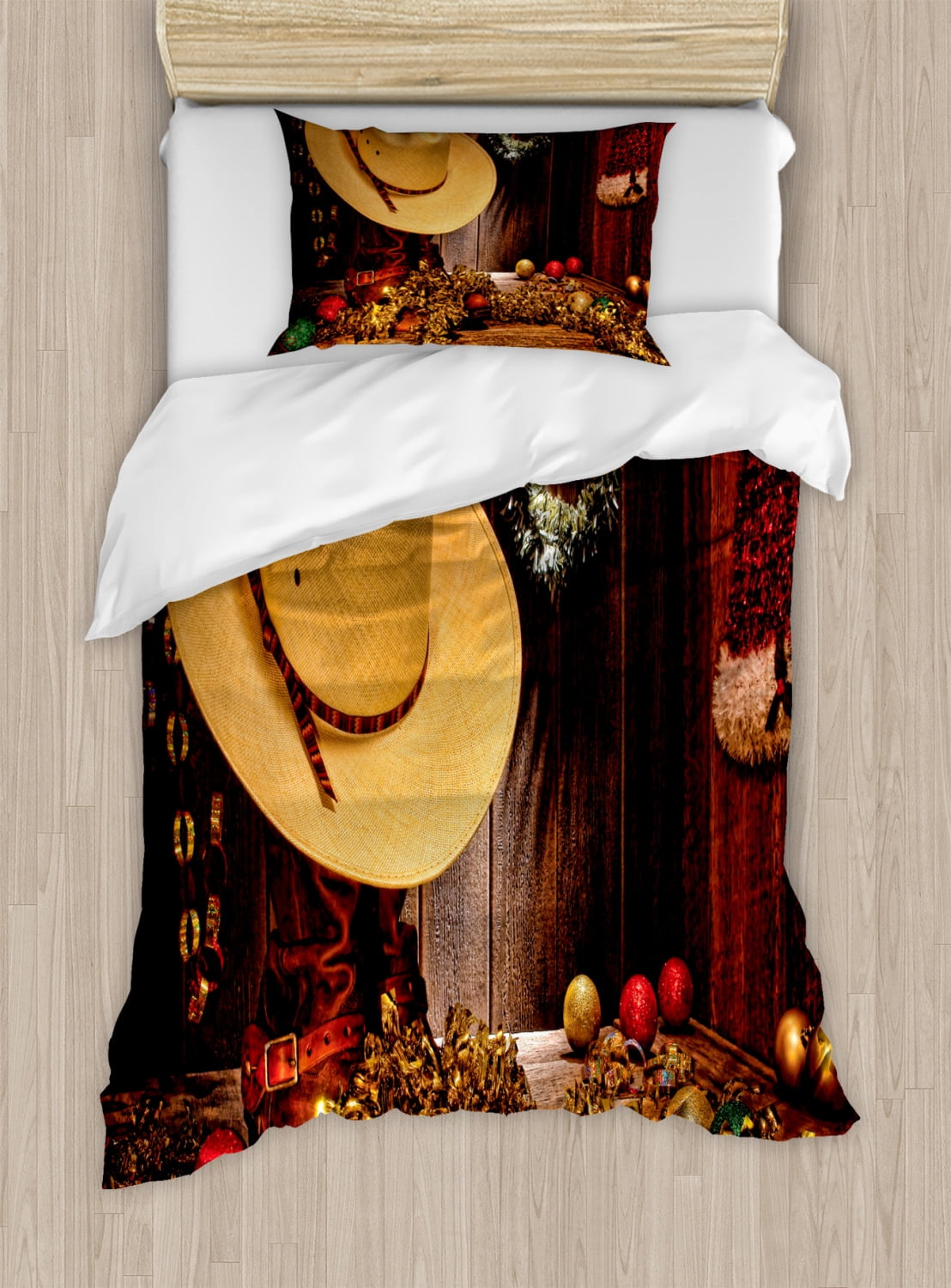 Ambesonne Western Farmhouse / Country Duvet Cover Set