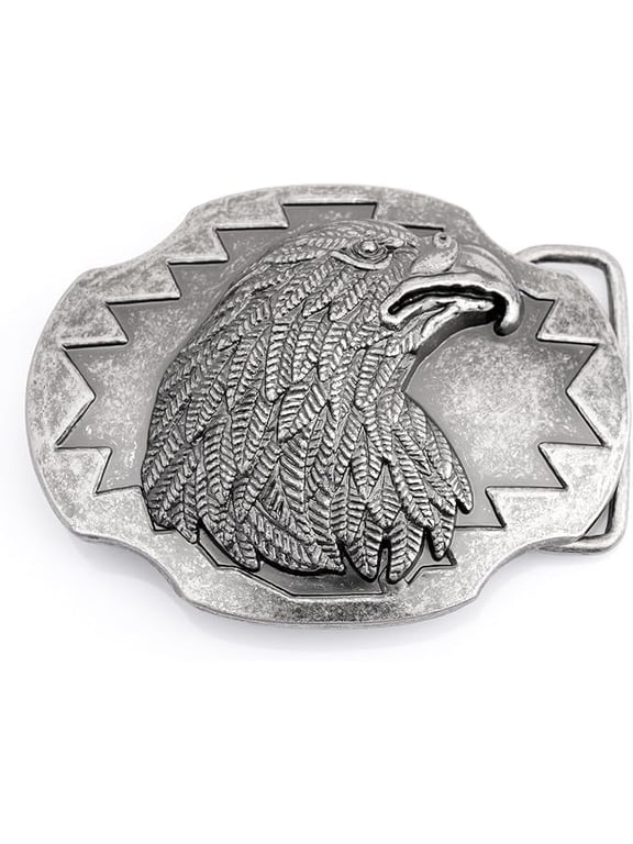 Western Eagle Belt Buckle, Fits 1.5 inch Belt, Cowboy Belt Buckle for Men Women HRBK D7198