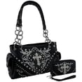 thumbnail image 1 of Western Embroidered Purse/Wallet Set w/Rhinestone Cross, 1 of 1