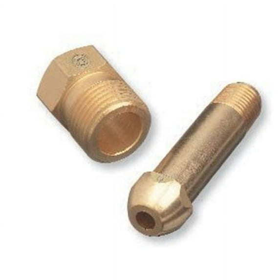 Regulator Inlet Nipple, with Filter 1/4 in (NPT), 3 in, CGA-500/CGA-510/CGA-580/CGA-590
