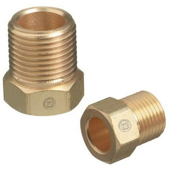 Western Enterprises Inert Arc Nuts, Brass, Hex, B-Size, 5/8 in - 18, Inert Gas - 1 EA (312-AW-14A)