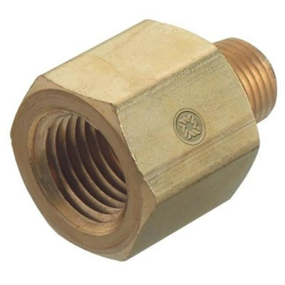 Pipe Thread Adapters, 3,000 PSIG, Brass, 1/4 in (NPT)
