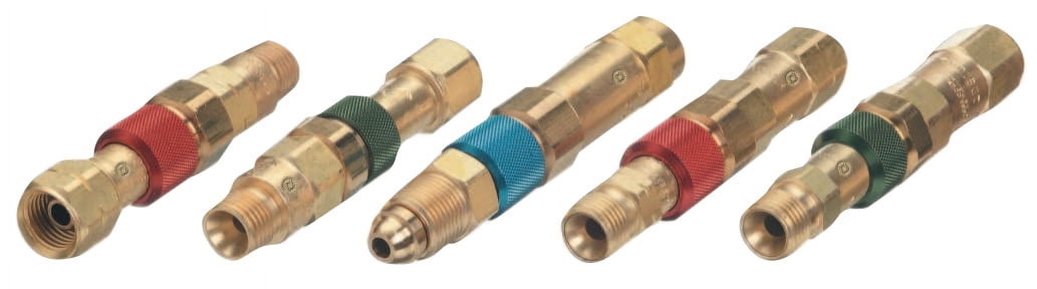 Western Enterprises Quick Connect Sets, Torch to hose, QDB11; QDB12, Fuel Gas; Oxygen/Inert Gas