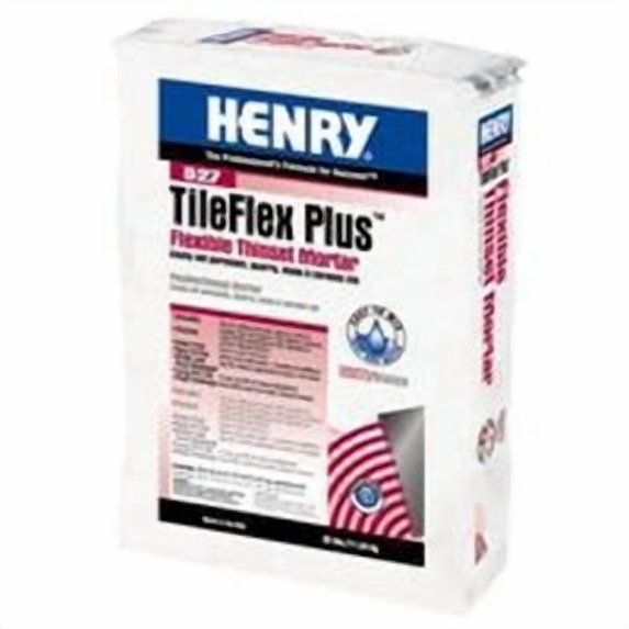 Henry 527 TileFlex Plus White Flexible Thin-Set Mortar, 25 Lb. 12263