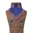 thumbnail image 1 of Western Fashion 13198-RYL Tribal Choker Set, Royal Blue & Multi Color, 1 of 1